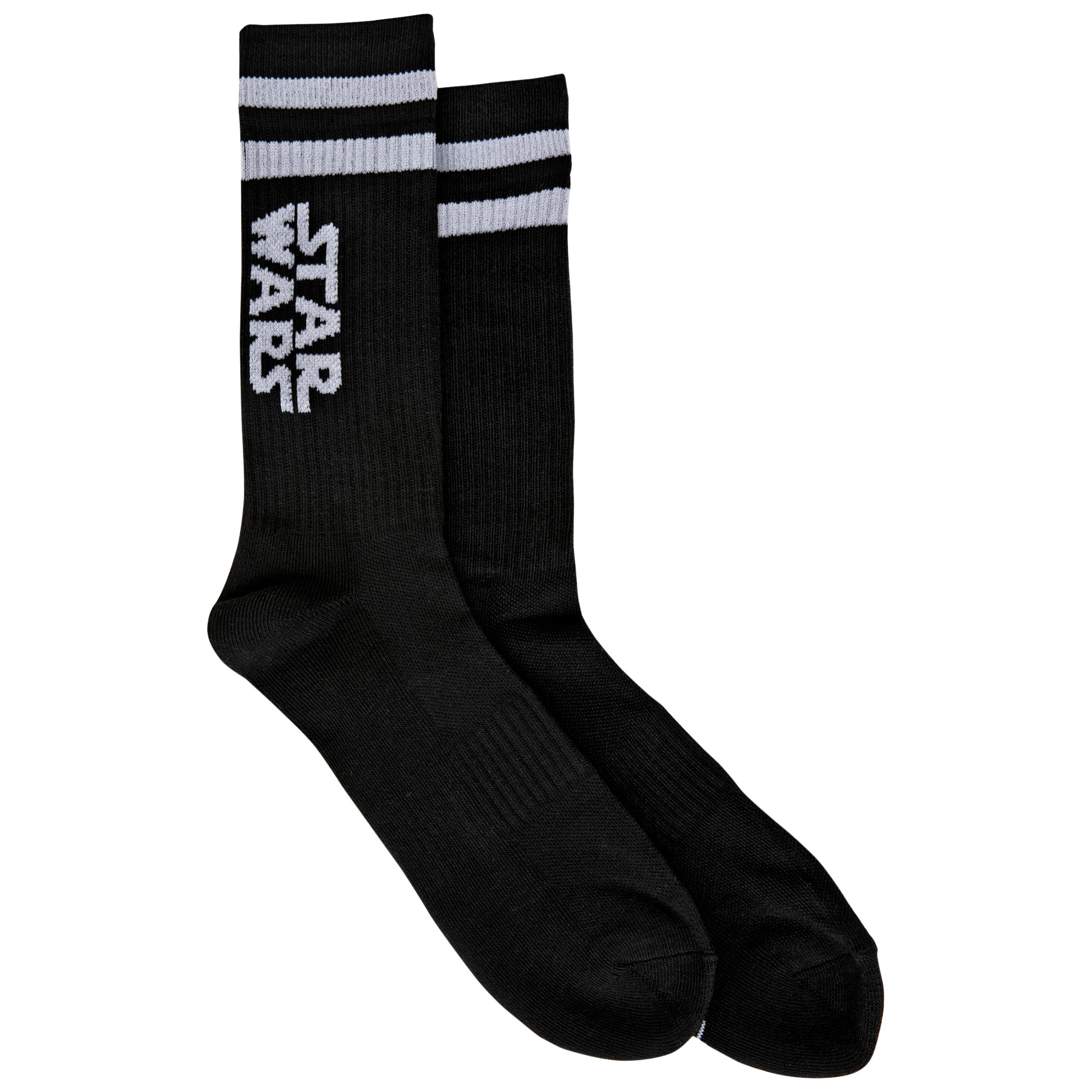Star Wars Logos with Stripes Crew Socks